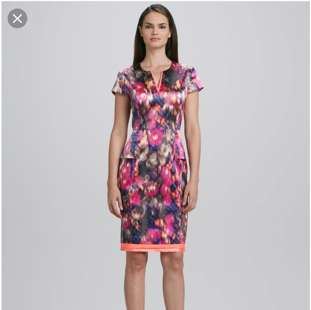 New Tahari Christina Dress in Citrine (Yellow)
